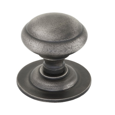 From The Anvil Centre Door Knob, Antique Pewter Finish - 83505 ANTIQUE PEWTER