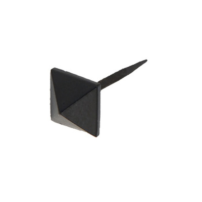 From The Anvil Pyramid Door Stud (15mm, 20mm Or 25mm), Black - 33193 BLACK - MEDIUM (20mm x 20mm)
