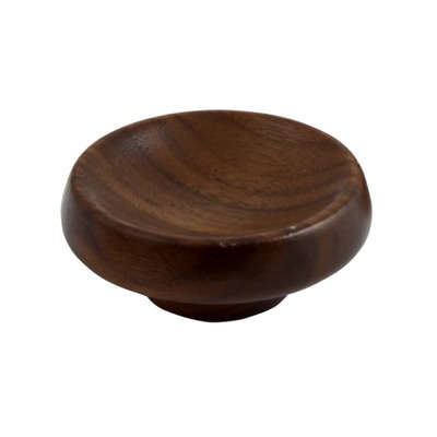 Hafele Cadogan Wooden Cupboard Knob (67mm Diameter), Walnut Lacquered - 195.79.711 WALNUT LACQUERED - 67mm Diameter