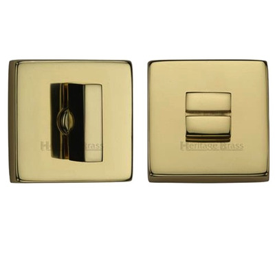 Heritage Brass Square 54mm x 54mm Turn & Release, Polished Brass - SQ4035-PB POLISHED BRASS
