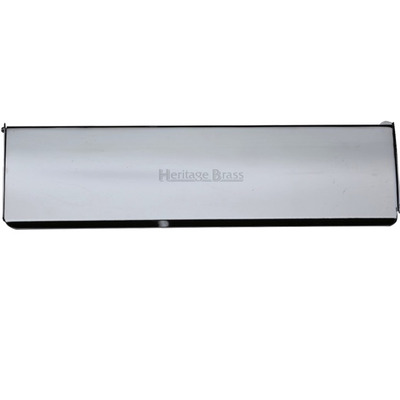 Heritage Brass Interior Letter Flap (280mm x 83mm), Polished Chrome - V860 280-PC POLISHED CHROME - 280mm x 83mm