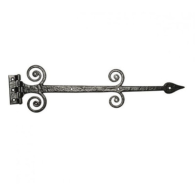 Kirkpatrick Black Antique Malleable Iron Hinge (16.5 Inch) - AB622 (sold in pairs)  BLACK ANTIQUE - 16.5"