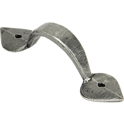 From The Anvil Shropshire D Pull Handles (73mm, 100mm Or 172mm C/C), Pewter - 45245 PEWTER - SMALL (73mm c/c)