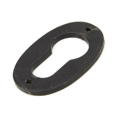From The Anvil Euro Profile Blacksmith Oval Escutcheon, External Beeswax - 91501 EXTERNAL BEESWAX