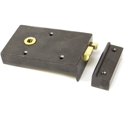 From The Anvil Left Or Right Handed Bathroom Latch, Iron - 83575 IRON - LEFT HAND