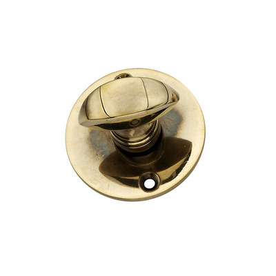 Spira Brass Lady Bathroom Thumb Turn & Release, Aged Brass - SB3108AB AGED BRASS