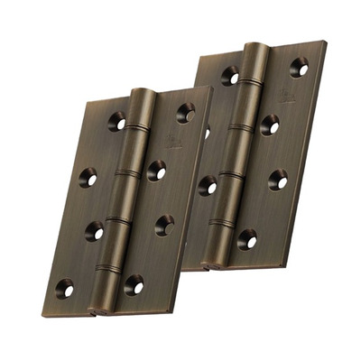 Carlisle Brass 4 Inch Double Phosphor Bronze Washered Hinges, Antique Brass - HDPBW61AB (sold in pairs) 4 INCH - ANTIQUE BRASS