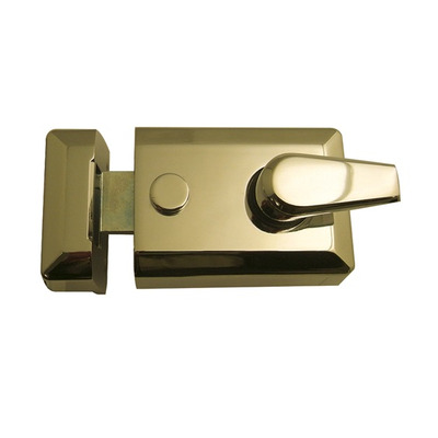 Frelan Hardware Standard Stile Nightlatch, Polished Brass - JL5021PB POLISHED BRASS