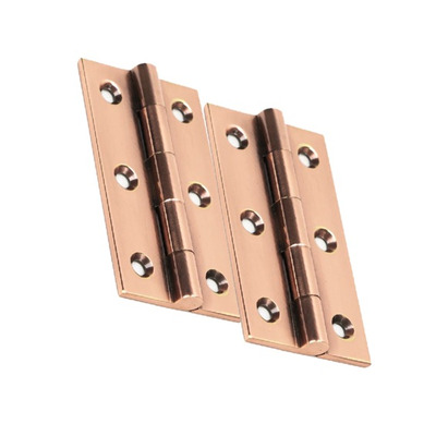 From The Anvil 2.5 Inch Cabinet Hinges, Polished Bronze - 49929 (sold in pairs)  POLISHED BRONZE