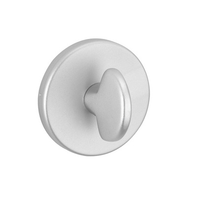 Urfic Easy Click Round Bathroom Turn & Release, Satin Anodised Aluminium - 14-5095-P1ec SATIN ANODISED ALUMINIUM