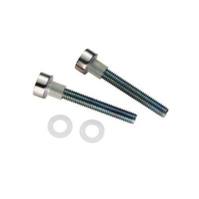 Eurospec Bolt Cap Fixing Pack (To Suit 19mm, 22mm, 25mm OR 30mm Handles), Satin Stainless Steel - SBF1019SSS TO SUIT 30mm HANDLES