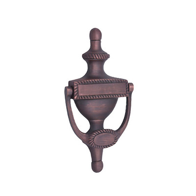 Spira Brass Georgian Door Knocker, Aged Bronze - SB4105ABZ AGED BRONZE