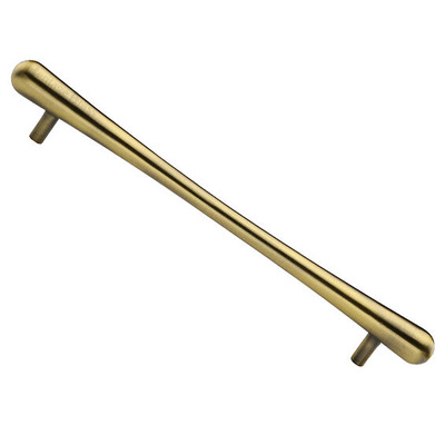 Heritage Brass T Bar Raindrop Cabinet Pull Handle (128mm, 192mm OR 256mm C/C), Antique Brass - C3570-AT ANTIQUE BRASS - 128mm c/c
