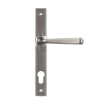 From The Anvil Avon Slimline Lever Espagnolette Lock Set, Sprung Door Handles, Satin Marine Stainless Steel - 49800 (sold in pairs) SATIN MARINE STAINLESS STEEL