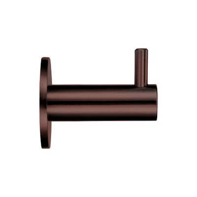 Zoo Hardware ZAS Concealed Fix Wall Mounted Hook With Rose, Etna Bronze - ZAS75-ETB ETNA BRONZE