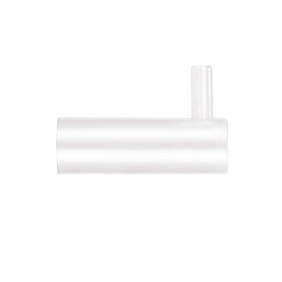 Zoo Hardware ZAS Concealed Fix Wall Mounted Hook, Powder Coated White - ZAS76-PCW POWDER COATED WHITE