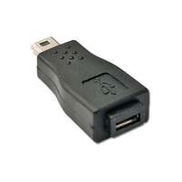 Image of Lindy USB Adapter, USB Micro-B Female to Mini-B Male