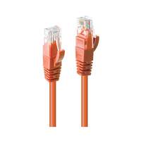 Image of Lindy 0.5m Cat.6 U/UTP Network Cable, Orange