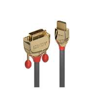 Image of Lindy 0.5m HDMI to DVI-D Cable, Gold Line
