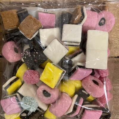 1.2Kg of Pascal Liquorice Allsorts (3 Bags of 400g)