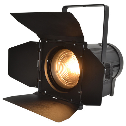LED Fresnel 100W Warm White Stage Spot with Barn Door