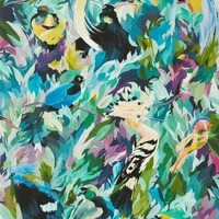 Harlequin Dance of Adornment Wallpaper Wilderness / Nectar / Pomegranate HTEW112763