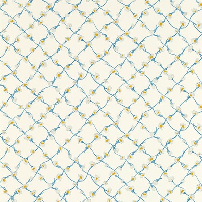 Harlequin X Sophie Robinson Daisy Trellis Wallpaper Lapis/Pearl HSRW113044
