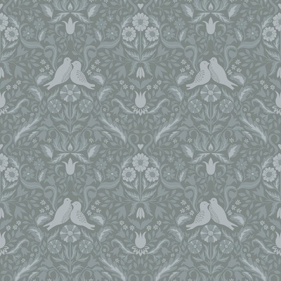 Ekbacka Niki Floral Wallpaper Green Galerie 14029
