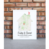 Personalised Home - House Map Picture Gift