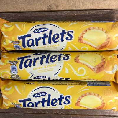 4x McVitie’s Tartlets Lemon Biscuit Packs (4x100g)