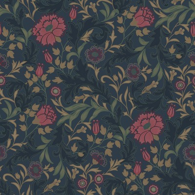 Bilbury Heavyweight Vinyl Wallpaper Navy Holden Opus 36304
