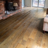 Nature 15/4 x 220mm Golden Oak Distressed Hand Sawn Engineered Wood Flooring