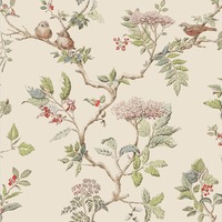 Laura Ashley Elderwood Wallpaper Natural 113346