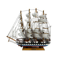 Confection Model Ship 1N With Display Stand Assembled 50cm Handmade