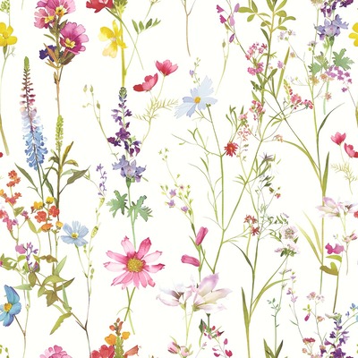 Elsie Floral Wallpaper Multi World of Wallpaper AF0038
