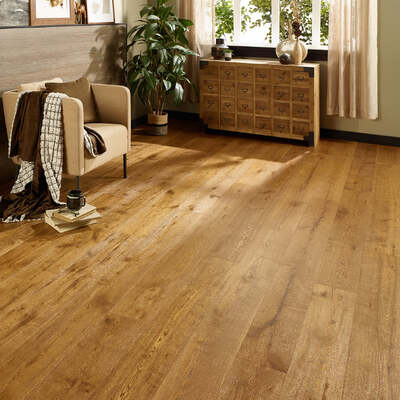 Lusso Messina Golden Brushed & UV Lacquered Click Engineered Oak – Lusso