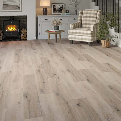 Lusso Taranto Cliffside Oak SPC Click Vinyl Flooring – Lusso
