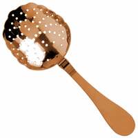 Biloxi Rose Gold Julep Style Cocktail Strainer 21cm - Engraving-164164 