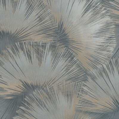 Opulenza Fan Vinyl Wallpaper Blue Rasch 659764
