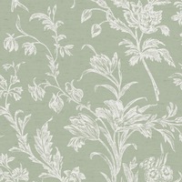Laura Ashley Lloyd Wallpaper Sage Green 130116
