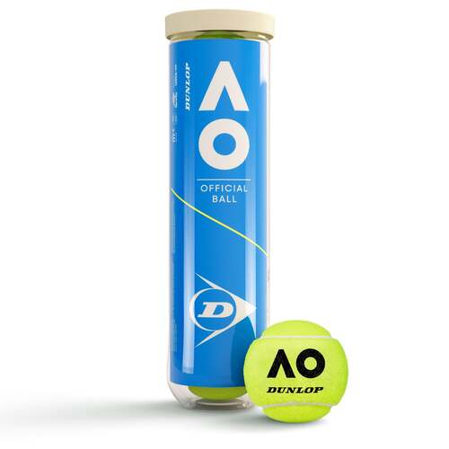 Dunlop Australian Open Tennis Balls - Tube of 4