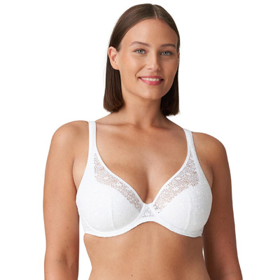 Prima Donna Twist Epirus Half Padded Plunge Bra - White - 32D
