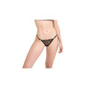 Bluebella Grace Thong - Black - L - 14 from Belle Lingerie