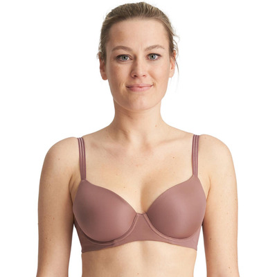 Marie Jo Louie T Shirt Bra - Satin Taupe - 32A

