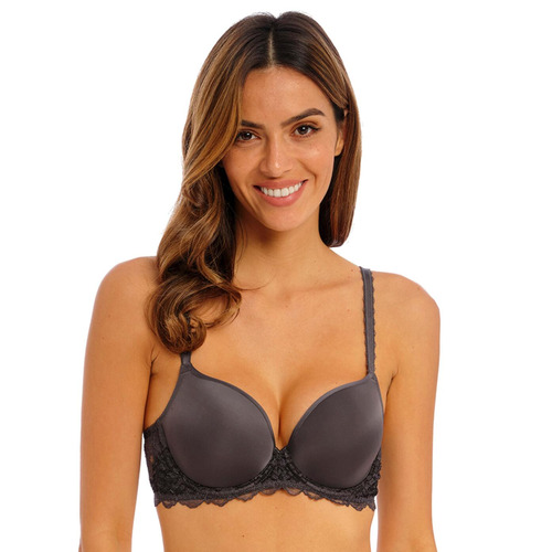 Wacoal Lace Perfection Underwired Contour Bra - Charcoal