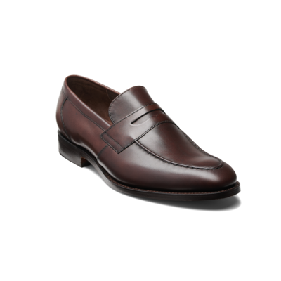 Warner - Walnut Hand Painted, 10 / F / 7mm Leather Sole – Barker Shoes Ltd