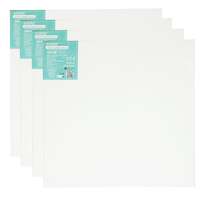 Exerz 60x60cm Stretched Canvas 4pk – 1.7cm/ 280GSM 100% Cotton