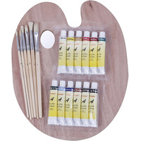 Exerz Paint Brushes & Palette Set