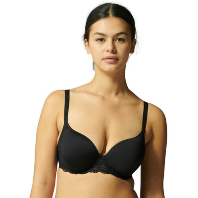 Simone Perele Reve Plunge Spacer Bra - Black