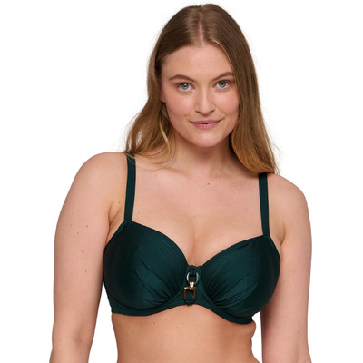 Prima Donna Swim Mangalore Full Cup Bikini Top - Jewel Green - 36B
